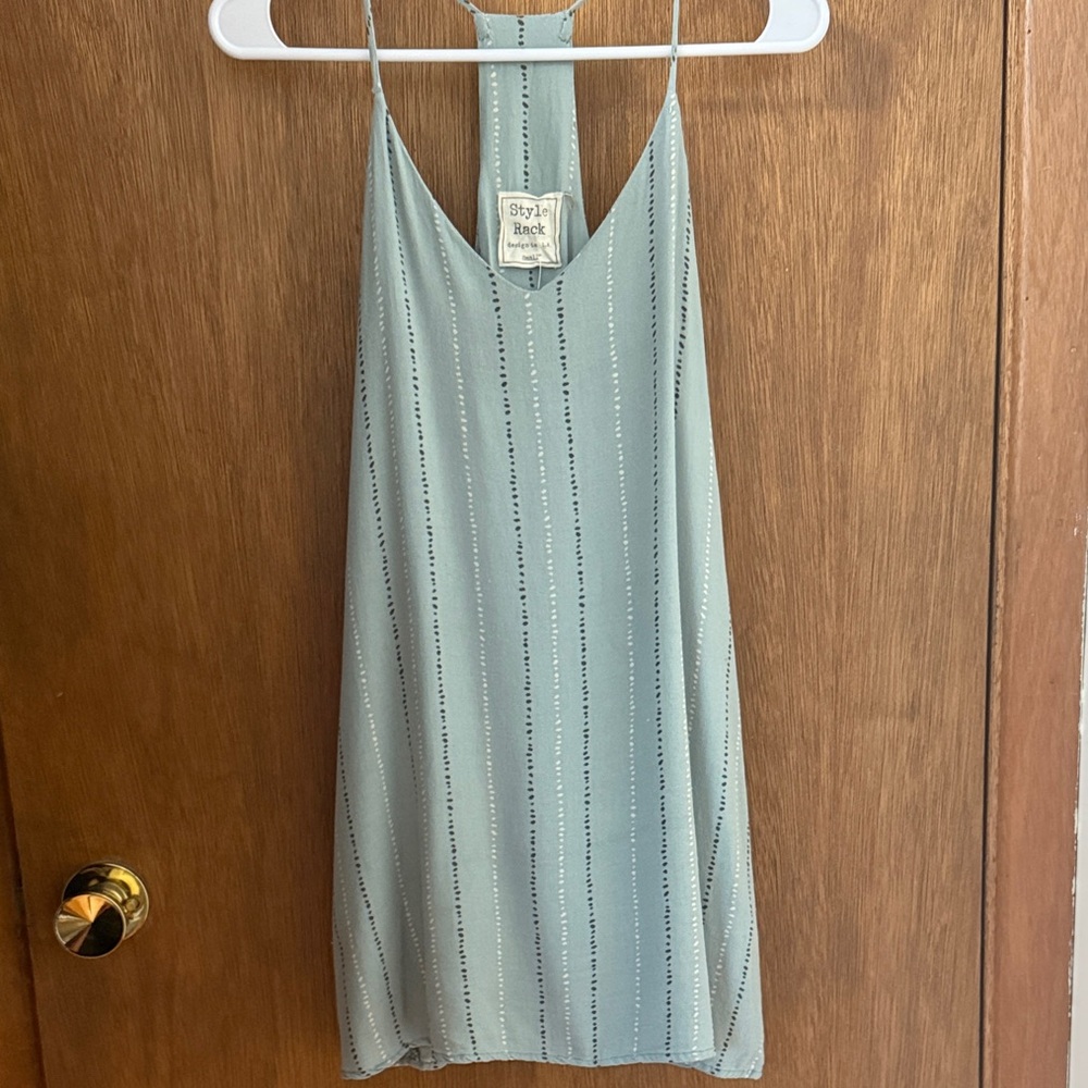 Style Rack Teal Sleeveless Top